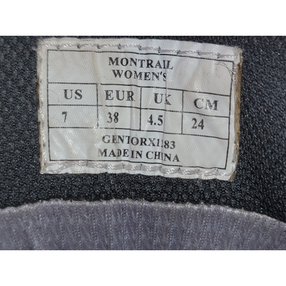 Montrail GentorX1283 Womens Brown Leather Ankle Hiking Boots Sz 7 - Picture 12 of 12